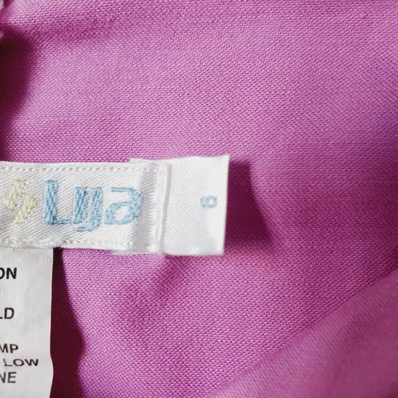 Lija Skort Athletic Golf Tennis Front Slit Cotton Mauve Pink 6 - Picture 6 of 10